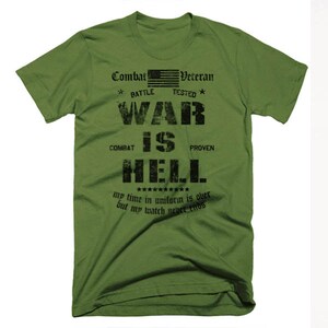Military Combat Veteran T-Shirt Army Navy Army Reserves American Patriotic Warriors Iraq, Afghanistan, Syria, Vietnam, World War 2
