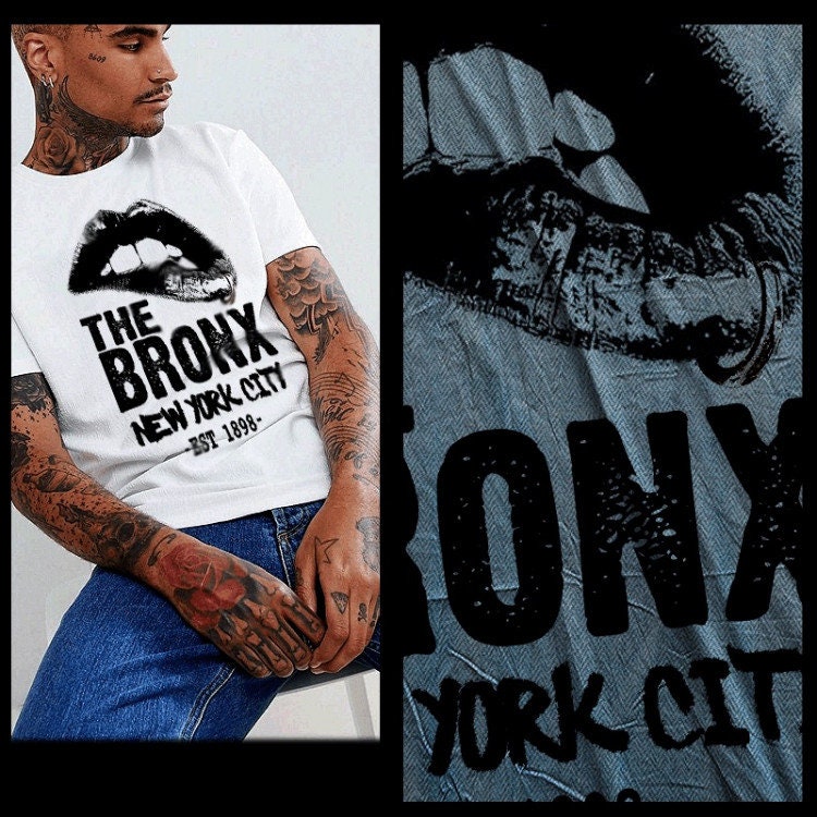 The Bronx t-shirt New York City South Bronx NYC 90s lip ring tee