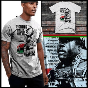 Black History Month T-Shirt Marcus Garvey Huey P Newton Malcolm X Angela Davis Nat Turner Martin Luther King Afrika Melanin Kemetic Pride