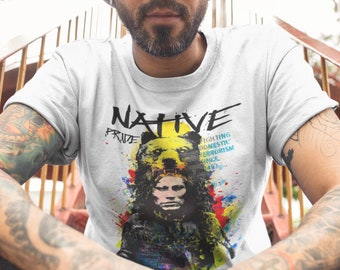 Camisa indígena, nativos americanos, arte indígena, igualdad de derechos, boho, ojibwe, arte aborigen, camiseta india, pueblos indígenas, regalo nativo