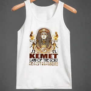 Kemetische Tank Top schwarz Geschichte Monat afrikanischen Karte Marcus Garvey Black Panther Huey P Newton Malcolm X Angela Davis Afrika Melanin Baumwolle