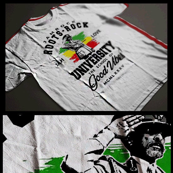 Reggae T-shirt Jah Rastafari Honorable Haile Selassie I
