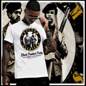 Black History Month T-Shirt African Consciousness Kemetic Marcus Garvey Wissen Black Pride Huey P Newton Angela Davis Afrika Melanin Tee