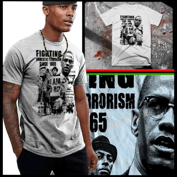 Black History Month T-Shirt African Roots Panafrican Kemetic Marcus Garvey Black Panther Huey P Newton Malcolm X Angela Davis Africa Melanin
