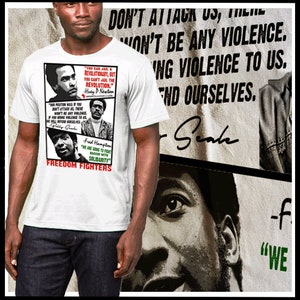 Black History Month T-Shirt African Consciousness Kemetic Marcus Garvey Wissen Black Pride Huey P Newton Angela Davis Afrika Melanin Tee