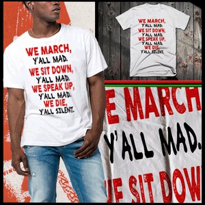 Black History Month T-Shirt Marcus Garvey Huey P Newton Malcolm X Angela Davis Nat Turner Martin Luther King Afrika Melanin Kemetic Pride
