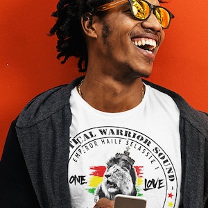 Lion of Judah Haile Selassie I Jah Rastafari Roots Reggae T-Shirt