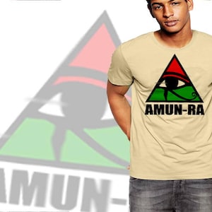 Egyptian T-Shirt Amun Ra Ancient Kemet Egypt Eye Of Horus Hotep Kemetic Men Cotton Tee