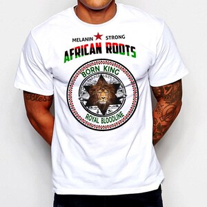 Black History Month T-Shirt Afrikanische Karte Kemetic Panafrikanismus Black Panther Huey P Newton Malcolm X Angela Davis Afrika Melanin Baumwoll T-Shirt