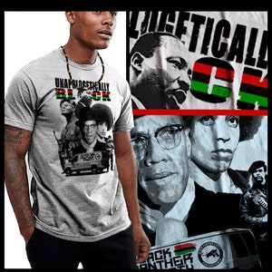 Black History Month T-Shirt Marcus Garvey Huey P Newton Malcolm X Angela Davis Nat Turner Martin Luther King Afrika Melanin Kemetic Pride