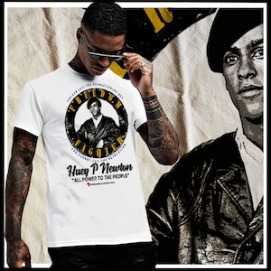 Black History Month T-Shirt African Consciousness Kemetic Marcus Garvey Wissen Black Pride Huey P Angela Davis Afrika Melanin Tee