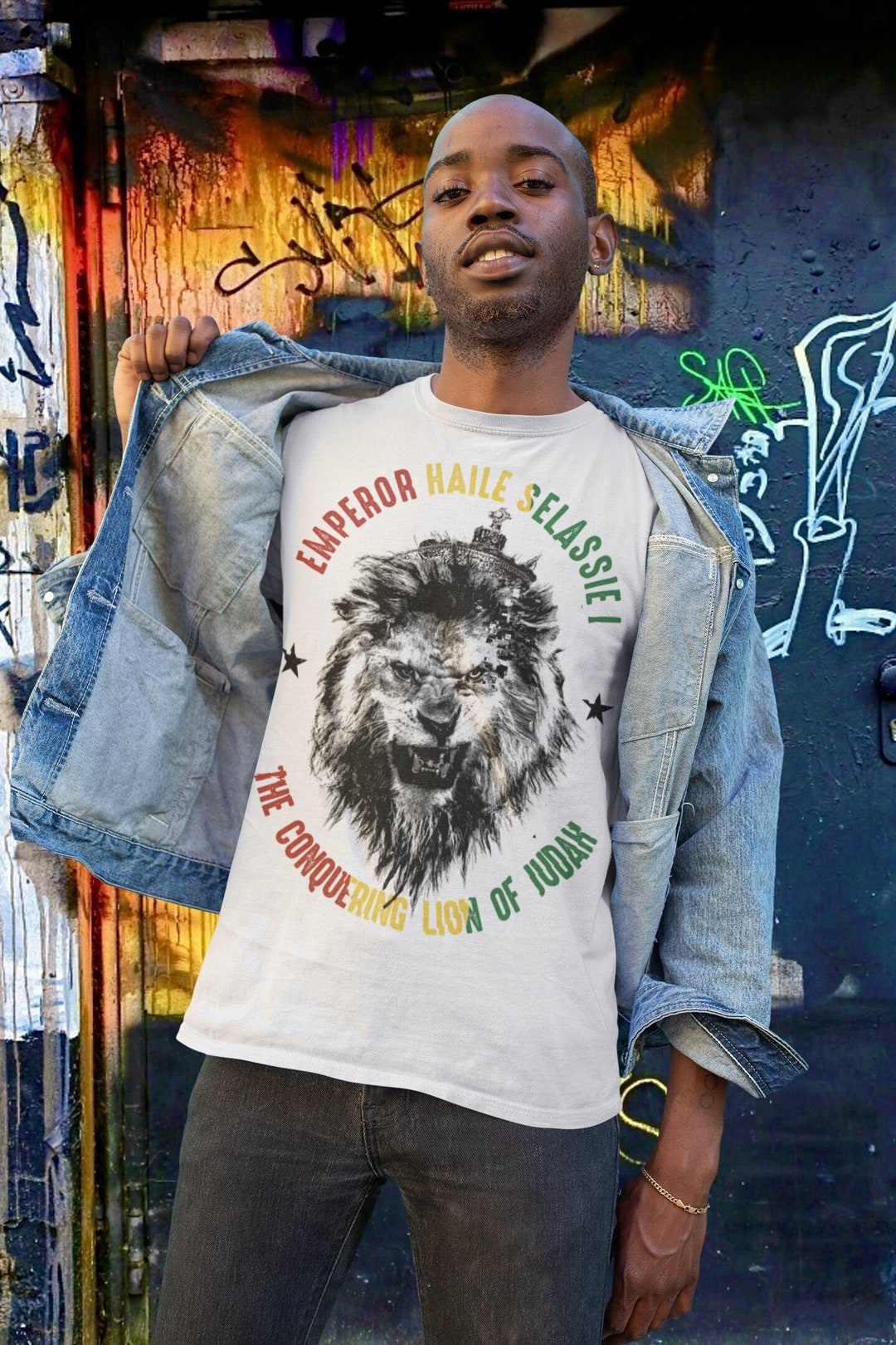 Sweat à Capuche 'Hail The Lion Of Judah' - Motif Reggae Rastafari - Unisexe - Pour Fans De Musique Jamaïcaine - 5
