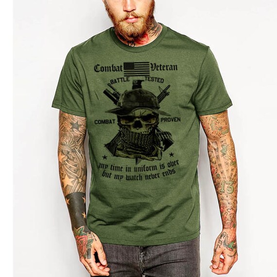 Combat Veteran Afghanistan T Shirt Combat Veteran Afghanistan T Shirt