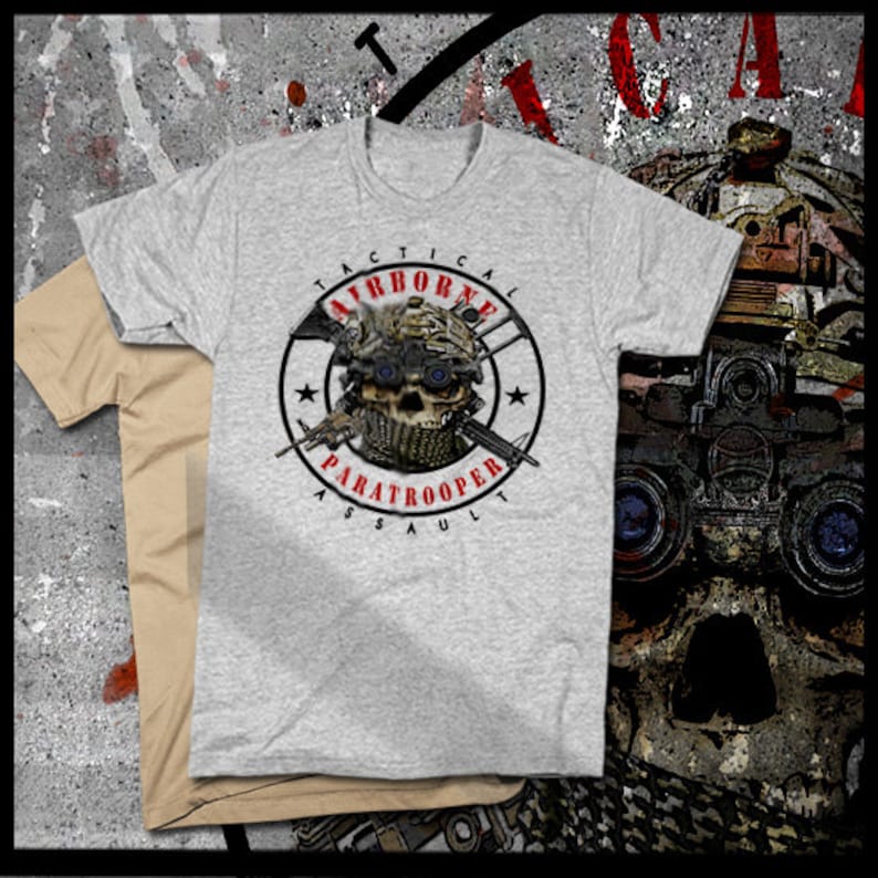 Airborne Paratrooper Tshirt Army Navy Army Reserves SAS Etsy