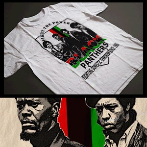Black History Month T-Shirt Afrikanische Karte Kemetic Marcus Garvey Black Panther Huey P Newton Malcolm X Angela Davis Kemet Afrika Melanin