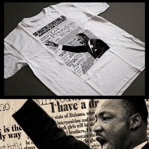 Schwarzes Geschichtsmonat T-Shirt Martin Luther King Freedom Fighter Revolutionist Tee