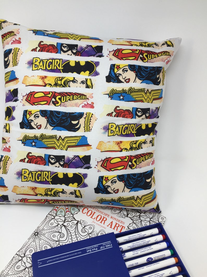 Reading Poem Reading pocket pillow 16 inch pillow cover Female Heroes Reading Pillow Quilted Pocket Christmas Birthday