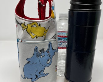 Horton, Dr. Seuss, Child, Water bottle sling, H202Go, Crossbody/Shoulder, Waterproof canvas, Slip pocket for cell