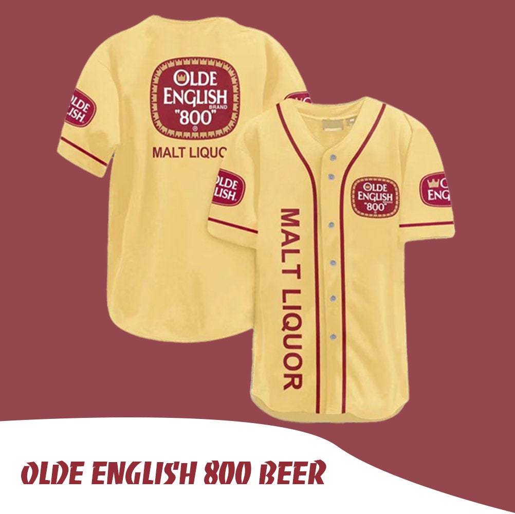 Olde English 800 Beer jersey shirt - Jersey baseball