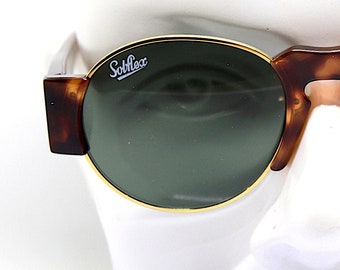 Round Sunglasses with Solaflex Material Toms Florentin Traveller Collection Solaflex Black/Green  main image 4