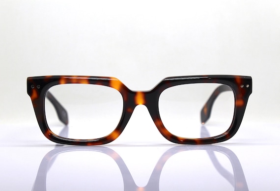 Classic rectangular eyewear optical frame tortois… - image 6