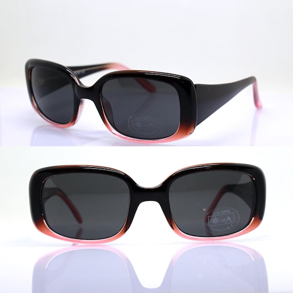 Rectangular square classic sunglasses woman bicolo
