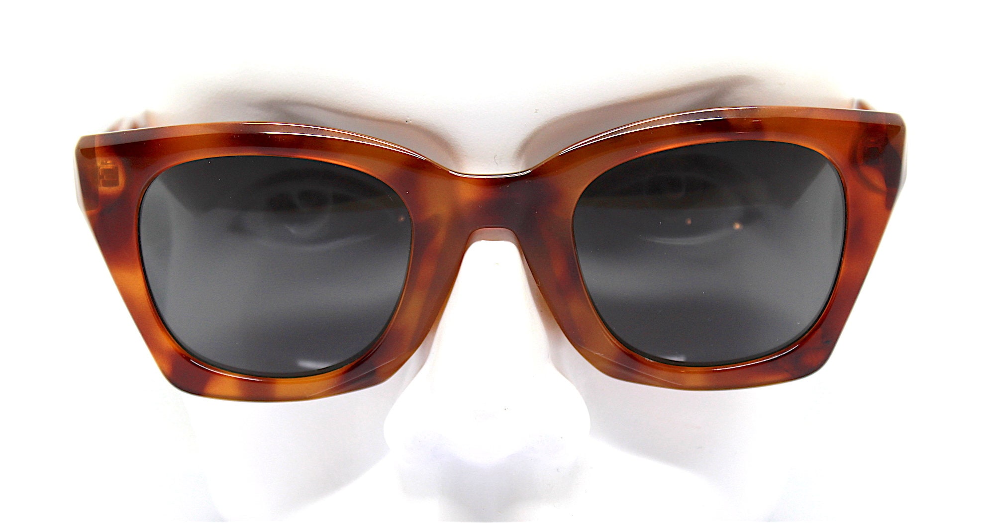 MADE IN ITALY square classic sunglasses woman acetate tortoise blonde