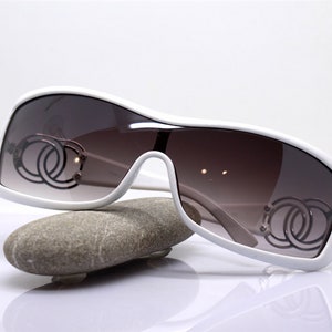 Chanel 4017 CC Logo Rimless Brown & Magenta Gradient Sunglasses