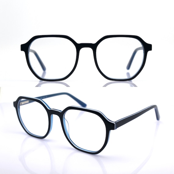 Optical frame square octagonal geometric prescrip… - image 1