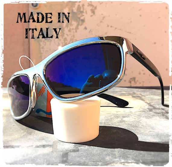 Made in Italy Balorama style sunglasses men silver