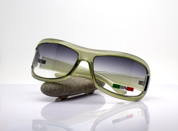 MASK SUNGLASSES man woman Made in Italy 100% gree… - image 7