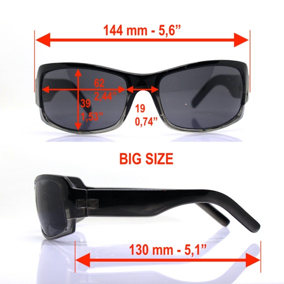 Super dark wrap around sunglasses sales