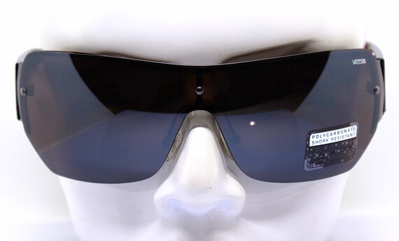 Mask wrap faceted rectangular square oversize sun… - image 10