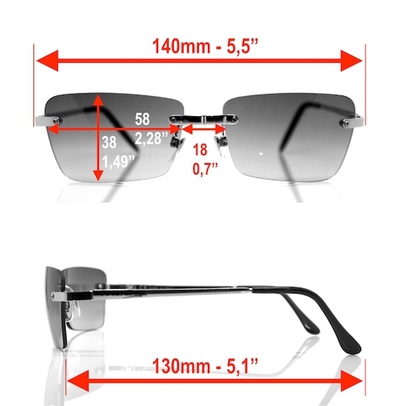 Rimless sunglasses vintage new arrivals