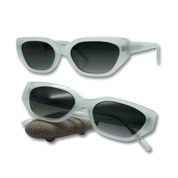 Polarized Cat Eye Rectangular Sunglasses for Wome… - image 1