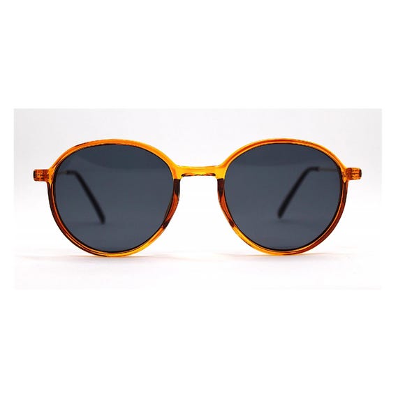 Big Round Sunglasses Woman Oversize Orange White Ice Brown  display picture 1
