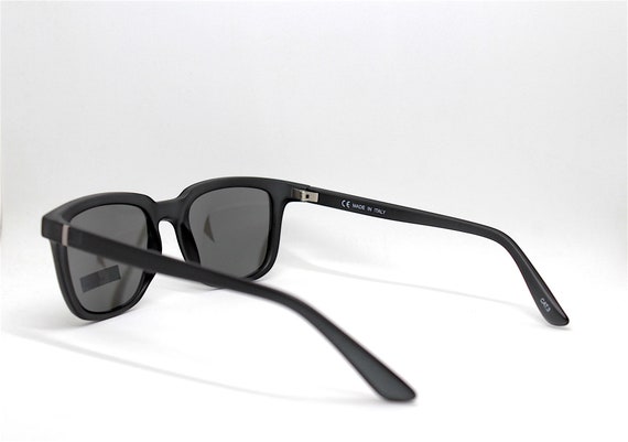 MADE IN ITALY Square classic sunglasses man dark … - image 10