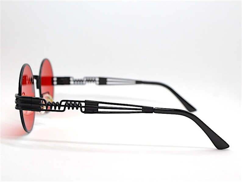 Occhiali Da Sole Retrò Alla Moda Hip Hop Con Montatura - Foto 4