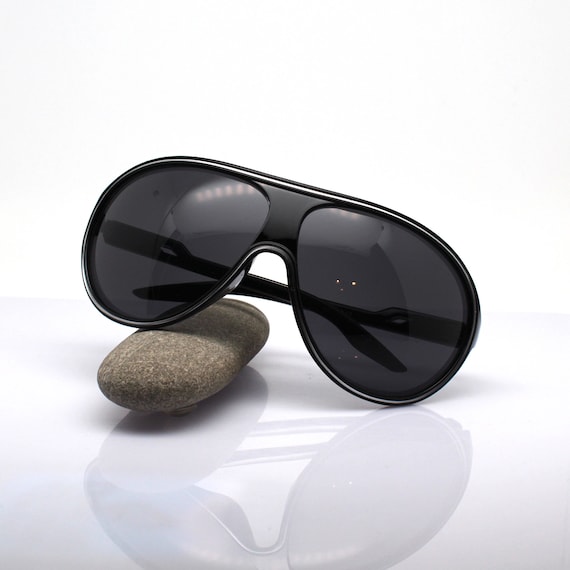 Wrap oval dynamic Sunglasses man woman oversize b… - image 8