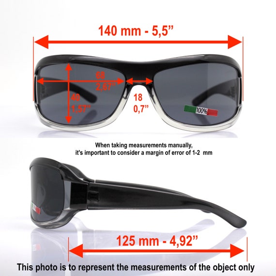 MASK SUNGLASSES man woman Made in Italy 100% gree… - image 2