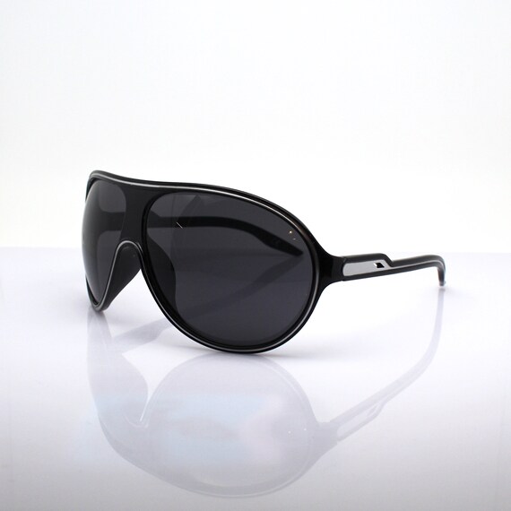 Wrap oval dynamic Sunglasses man woman oversize b… - image 5