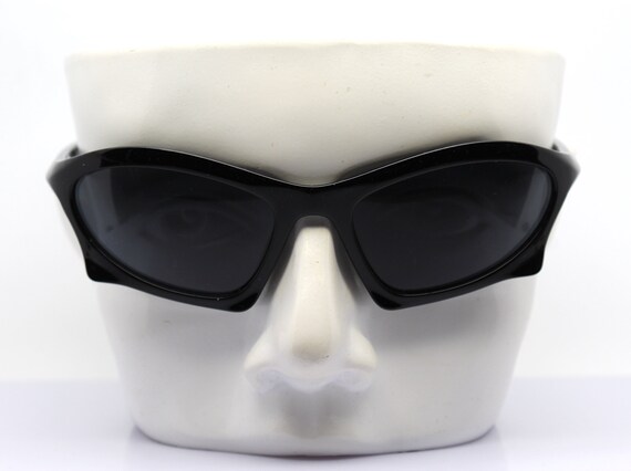 Wrap oval dynamic facet rectangular Sunglasses ma… - image 10