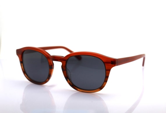 Sunglasses man woman classic oval style tone-on-t… - image 5