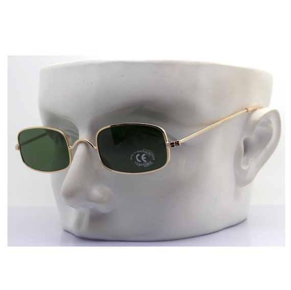 PASTL Small Rectangular Sunglasses - Narrow Lens Fashion Frames With UV400 Protection - View #2