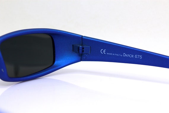 MADE IN ITALY small low rectangular sunglasses ma… - image 6