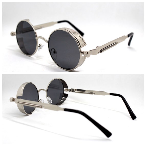 Occhiali Pilota da Aviatore classic look Nero Blu Occhiali Da Sole Occhiali