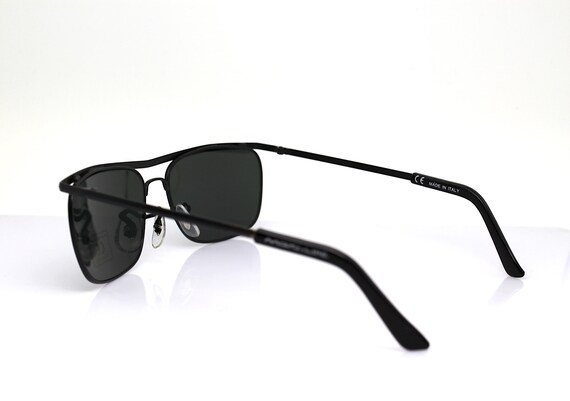MADE IN ITALY classic rectangular sunglasses man … - image 8