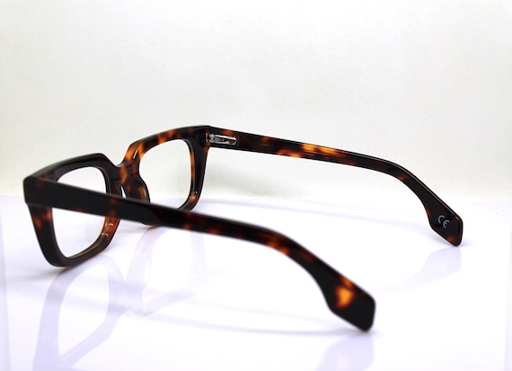 Classic rectangular eyewear optical frame tortois… - image 7