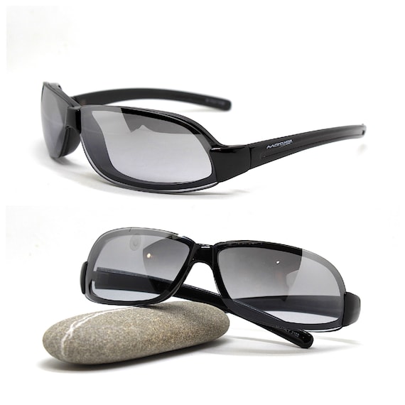Vintage Sunglasses, Mens Black Oval Sunglasses, Man... - Depop
