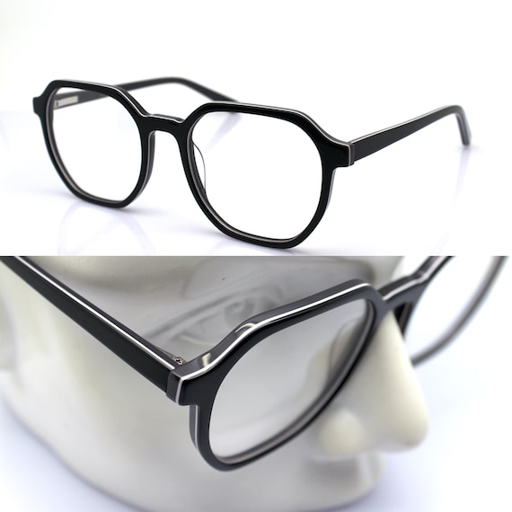 Optical frame square octagonal geometric prescrip… - image 3